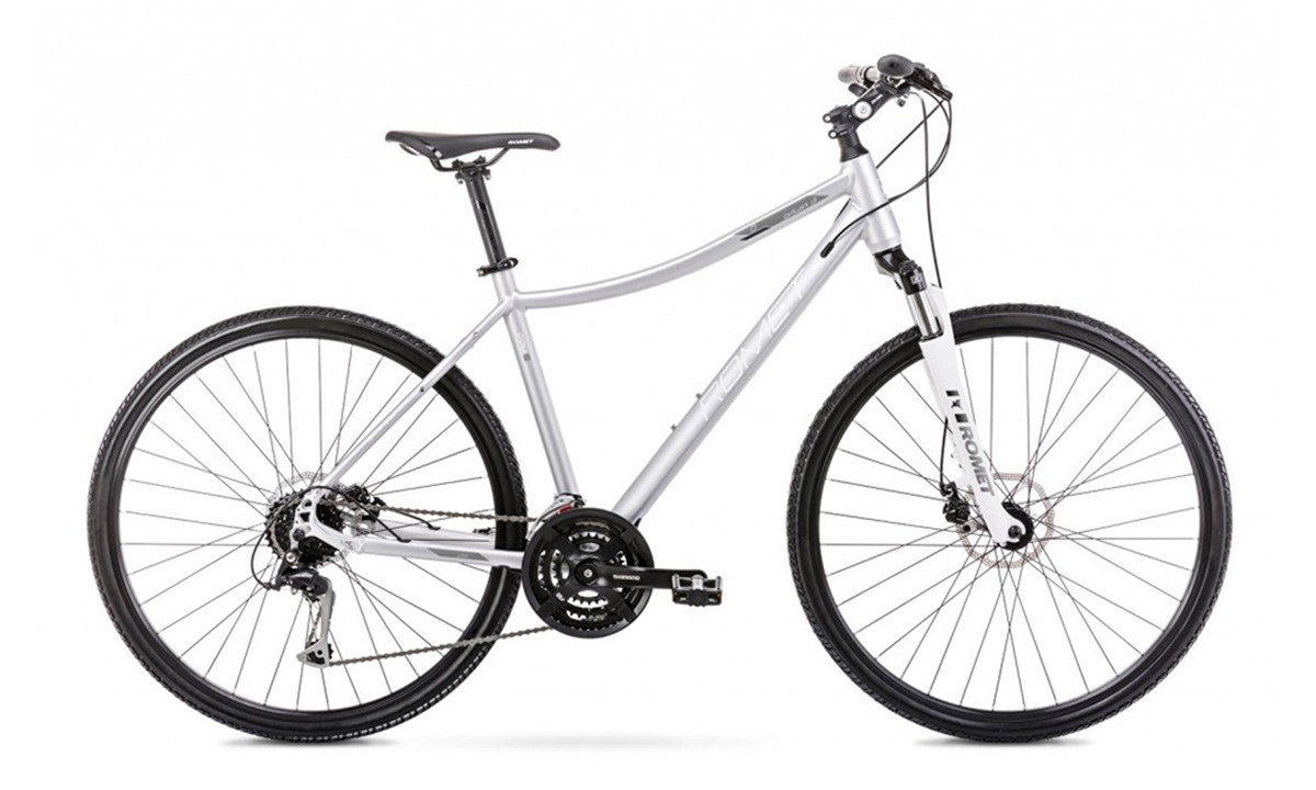 Фотографія Велосипед ROMET Orkan 3 D 28" (2021) 2021 сріблястий